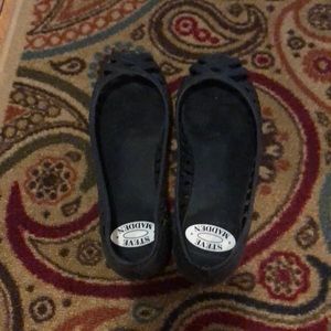 Steve Madden black jellie shoes